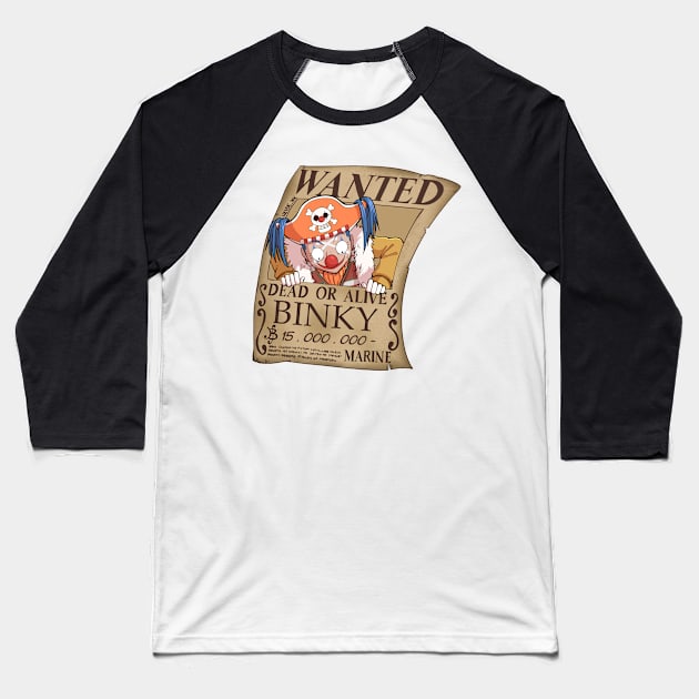 Wanted Binky Baseball T-Shirt by Hayde